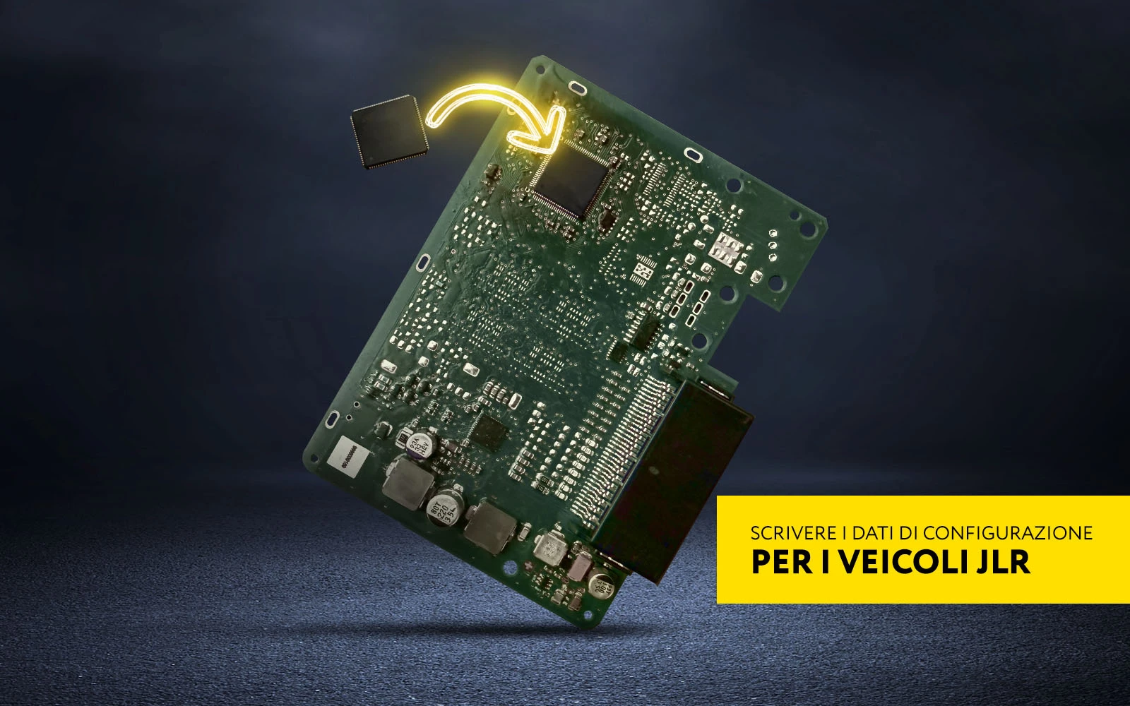 Funzionalità di scrittura dei dati di configurazione sui nuovi processori SPC560 per veicoli Jaguar Land Rover 2018+