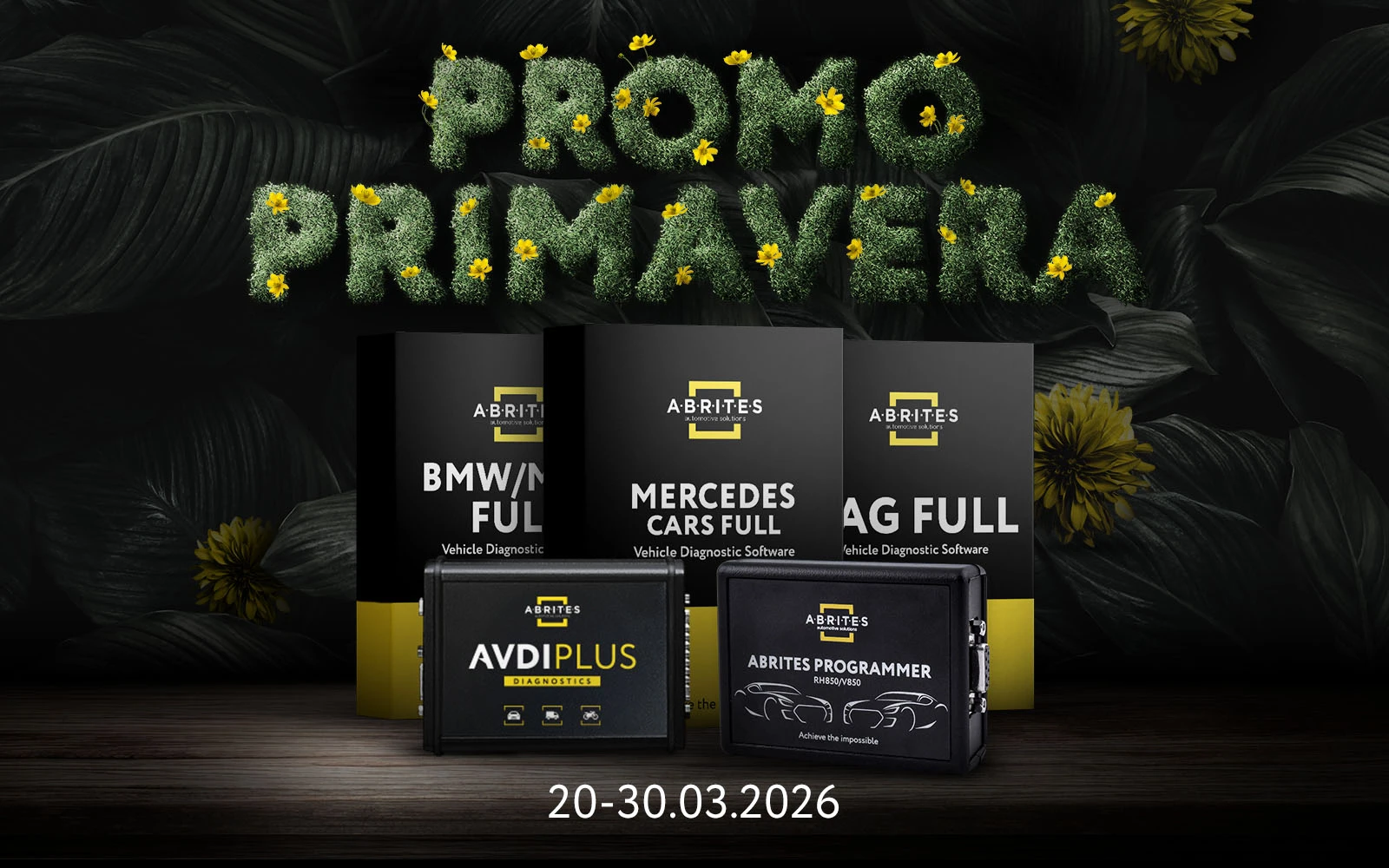 La Promo di Primavera Abrites è LIVE! Fino al -20 % di sconto su software e offerte esclusive!
