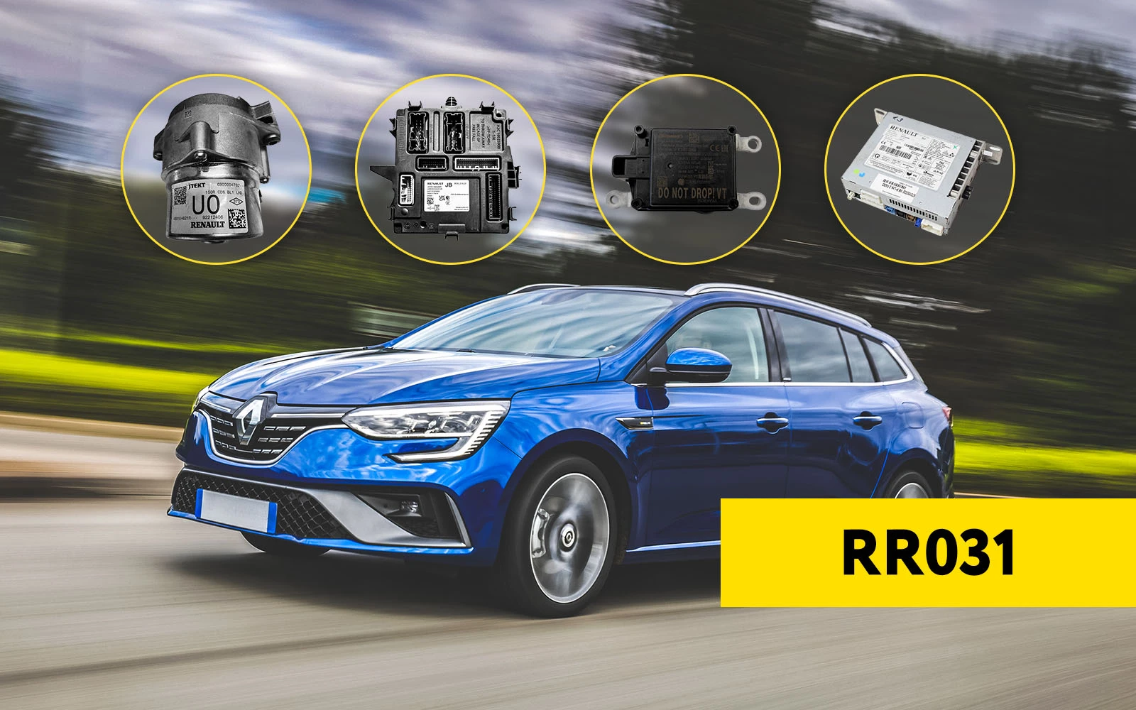 RR031: ripristino moduli Renault e Dacia, EPS, Radar e Navigazione