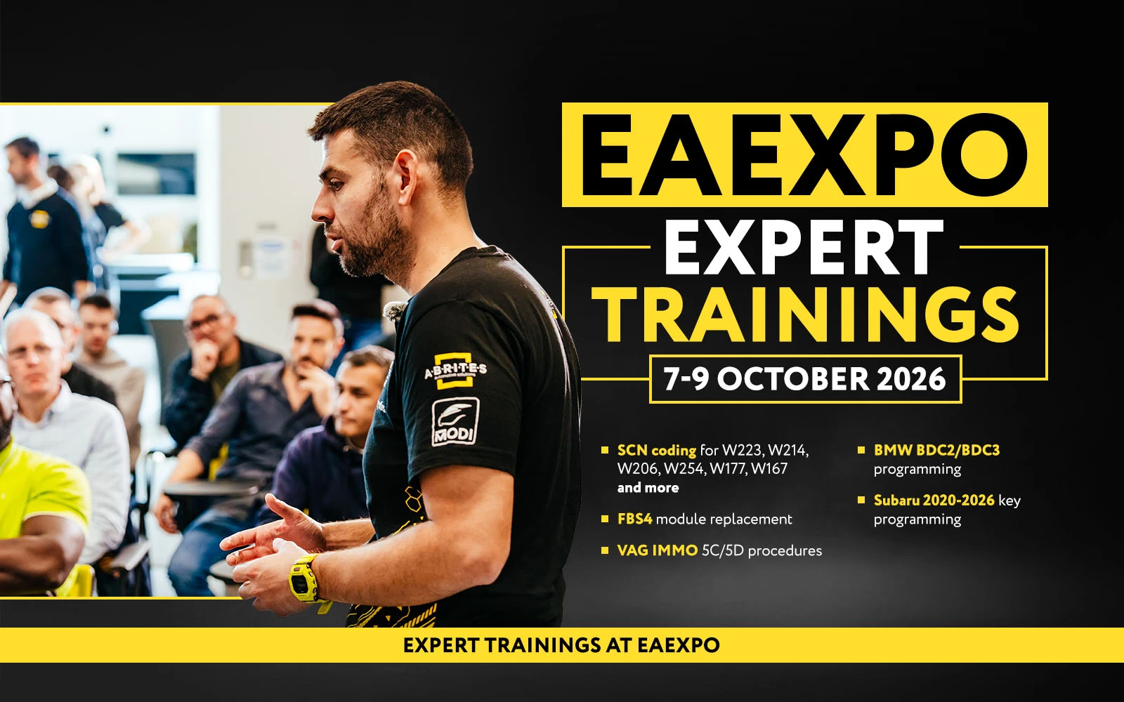 EAExpo 2026: Programmazione Chiavi e Moduli – Formazione ABRITES