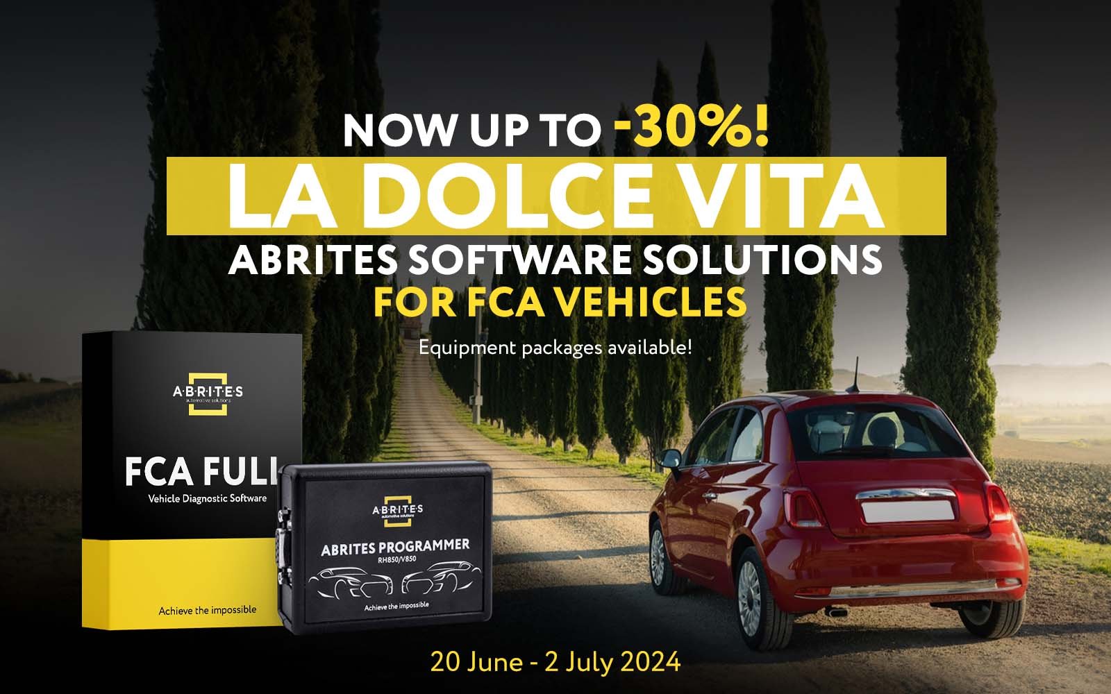 LA DOLCE VITA ABRITES DIAGNOSTICS PER FCA PROMO