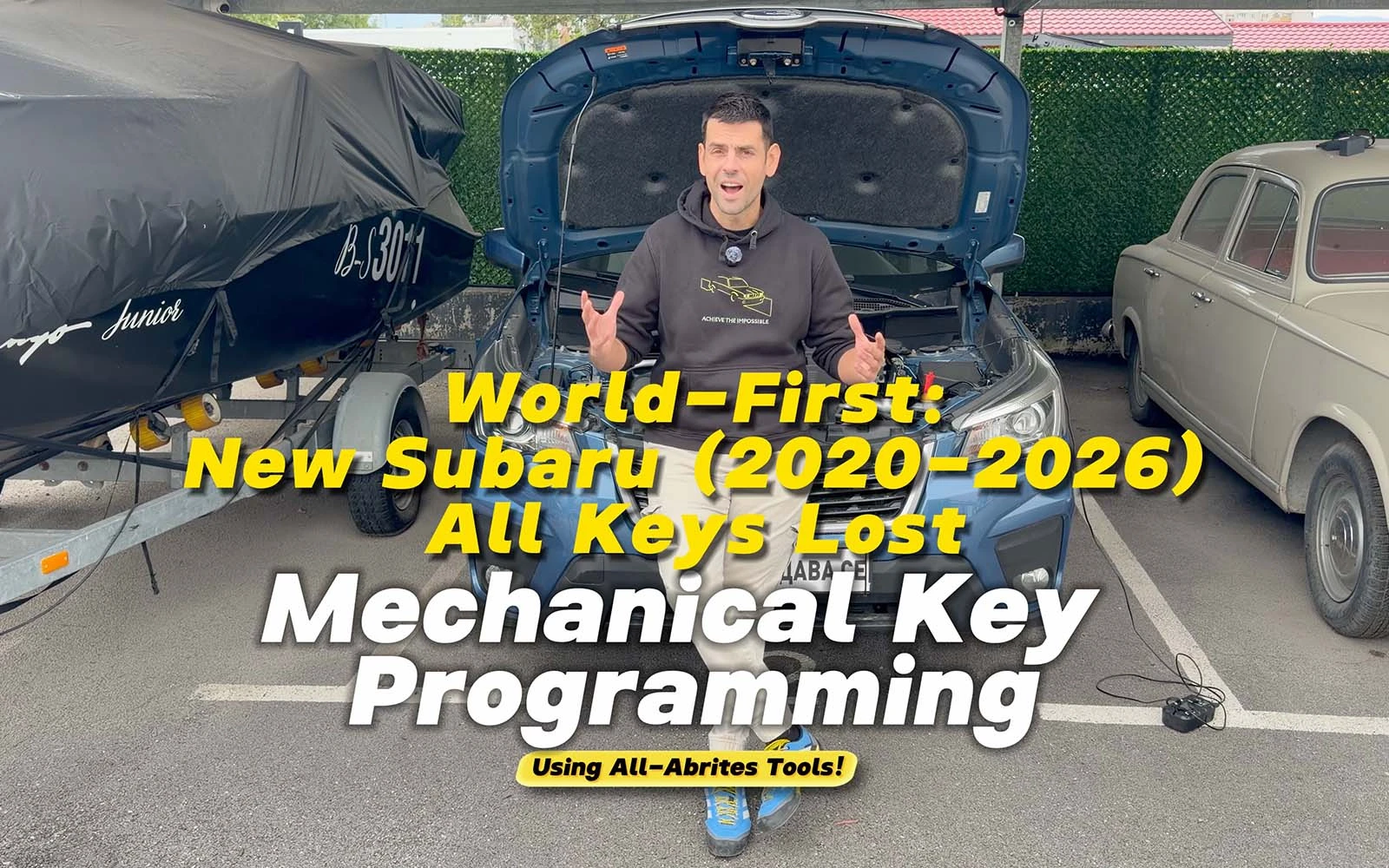 SB005 programmazione chiavi a lama Subaru All Keys Lost via OBD