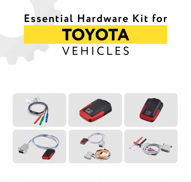 Essential Hardware Kit for Toyota, Lexus and Scion Vehicles by ABRITES