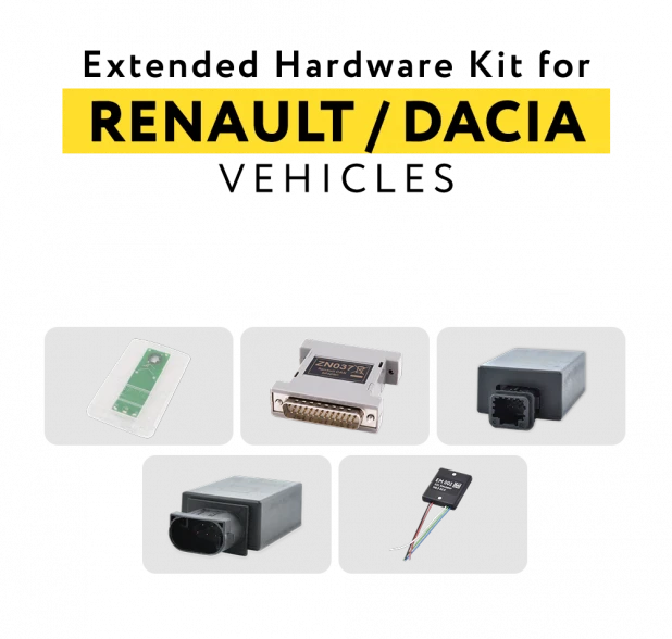 Kit hardware esteso per veicoli Renault/Dacia by Abrites