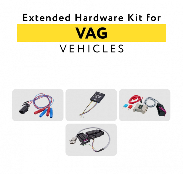 Kit hardware esteso per veicoli VAG by Abrites