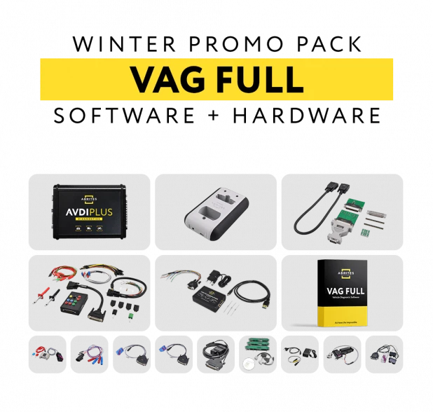Pacchetto Promo Invernale per veicoli VAG da ABRITES